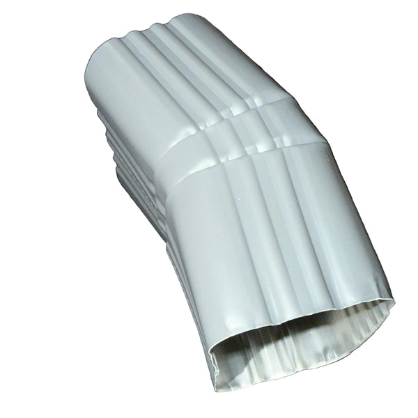3x4 inch Type A Downspout Elbow 22.5 Degree Aluminum Professional Grade 25+ Colors