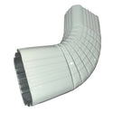 Professional 2x3 Type B downspout elbow 75-degree corrugated aluminum. Superior strength ribbed design in 25+ colors. Optimal water flow. Damascus OR contractor pricing.
