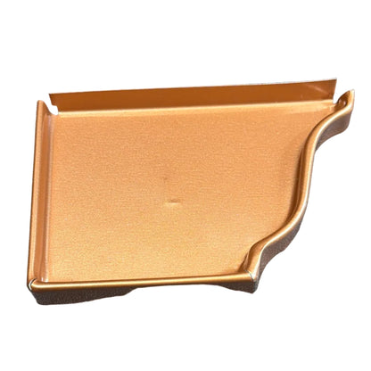 5K Aluminum Gutter End Cap - K-Style Ogee Profile | Damascus OR