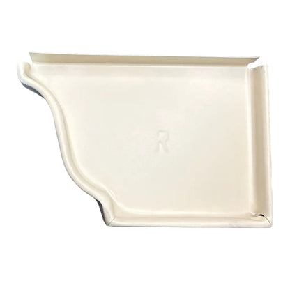 5K aluminum gutter end cap for 5-inch K-style gutters. Stops leaks permanently. 30 factory colors. Left, right, pairs, contractor bulk packs. Damascus OR.