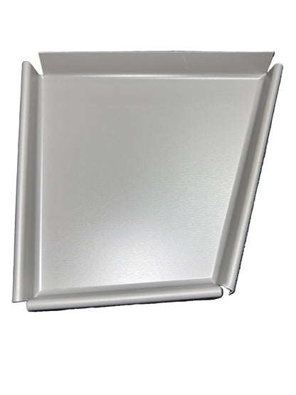 GA 5" Wide Bottom Fascia End Cap - K-Style Gutter | 25+ Colors | Left/Right Options