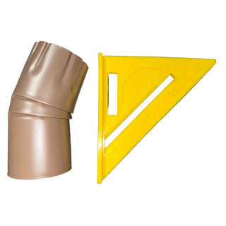 3" Round 22.5-Degree Downspout Elbow – Professional Grade Aluminum (25+ Colors)