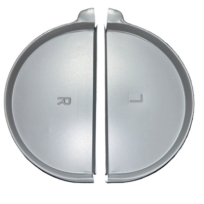 GA 6" Half Round Gutter End Cap - Aluminum | 25+ Colors | Left/Right Options