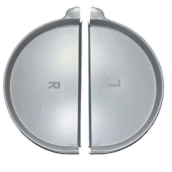 GA 6" Half Round Gutter End Cap - Aluminum | 25+ Colors | Left/Right Options