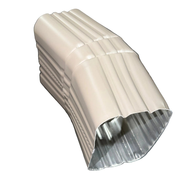 3x4 inch Type A Downspout Elbow 22.5 Degree Aluminum Professional Grade 25+ Colors
