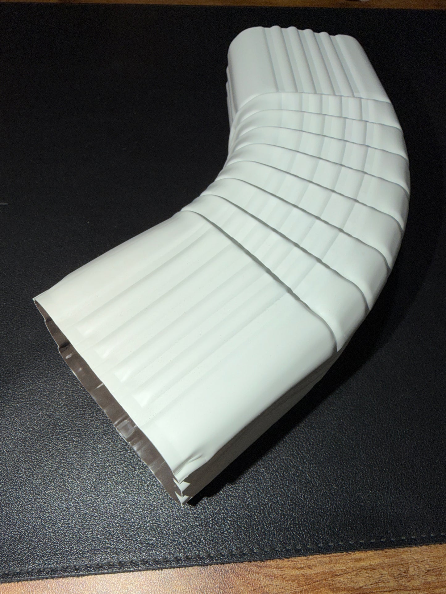 4x5" 75-Degree Downspout Elbow – Type B Corrugated Aluminum (25+ Colors)