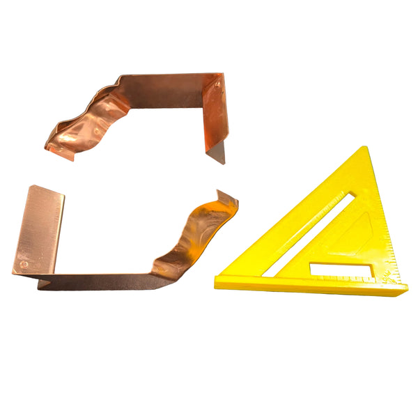 5K 90 Degree Strip Miter Professional Grade Gutter Component