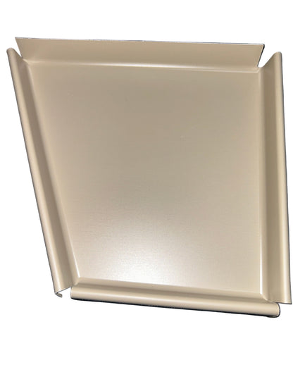 GA 5" Wide Bottom Fascia End Cap - K-Style Gutter | 25+ Colors | Left/Right Options