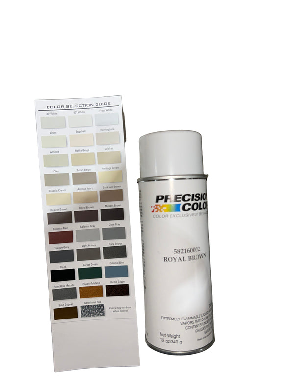 Professional Gutter Touch Up Paint Spray Can 25+ Colors Precision Color Match Repair