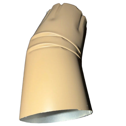 3" Round 22.5-Degree Downspout Elbow – Professional Grade Aluminum (25+ Colors)