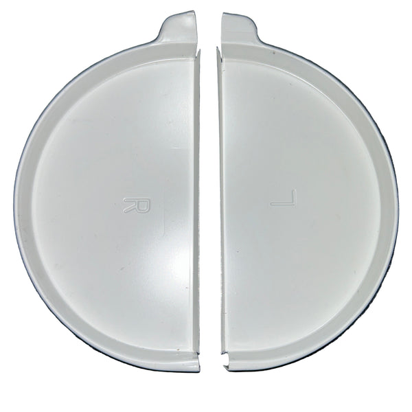 GA 6" Half Round Gutter End Cap - Aluminum | 25+ Colors | Left/Right Options