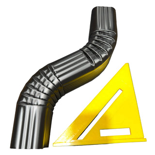 2x3" Double A Offset 6" Aluminum White Professional