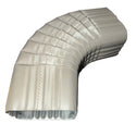 3x4" 75-Degree Downspout Elbow – Type B Corrugated Aluminum (25+ Colors)