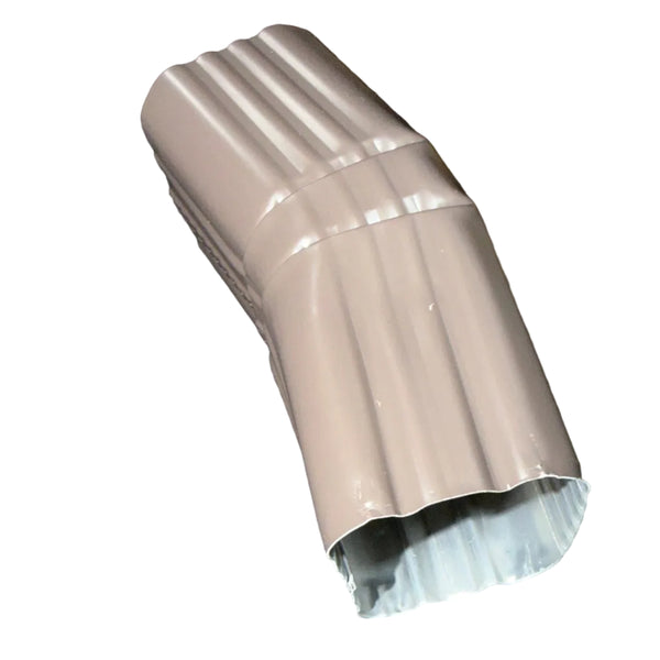 3x4 inch Type A Downspout Elbow 22.5 Degree Aluminum Professional Grade 25+ Colors