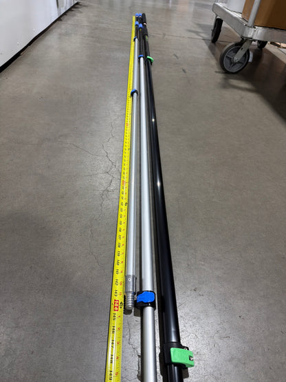 12 ft Eversprout telescoping extension pole lightweight aluminum quick-lock connectors universal threaded mount 12 17 24 foot options GutterAll Damascus Oregon