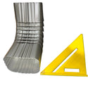 3x4" 75-Degree Downspout Elbow – Type A Professional Aluminum (25+ Colors)
