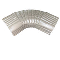 Professional 2x3 Type B downspout elbow 75-degree corrugated aluminum. Superior strength ribbed design in 25+ colors. Optimal water flow. Damascus OR contractor pricing.
