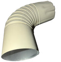 3" Round Downspout Elbow - 75° Professional Grade Aluminum | 25+ Colors | Standard Shipping Available | Damascus OR