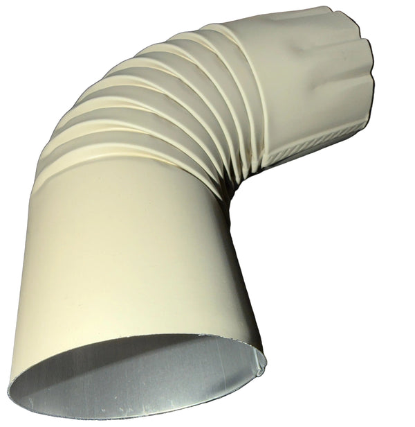 3" Round Downspout Elbow - 75° Professional Grade Aluminum | 25+ Colors | Standard Shipping Available | Damascus OR