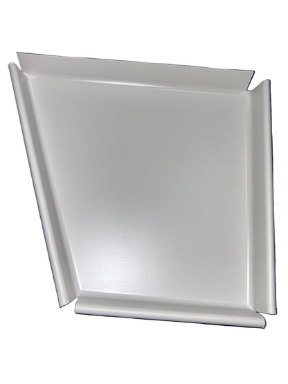 GA 5" Wide Bottom Fascia End Cap - K-Style Gutter | 25+ Colors | Left/Right Options