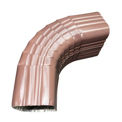 75 degree aluminum downspout elbow for deep fascia offsets