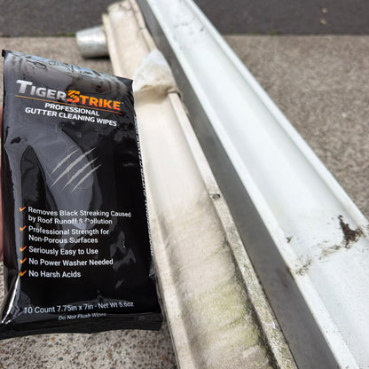TigerStrike Gutter Cleaning Wipes Tiger Stripe Remover 10 Pack
