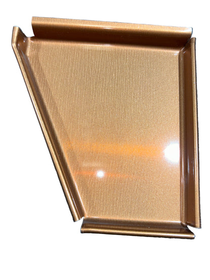 GA 5" Professional Fascia Style End Cap (4-1/2" top) - Gutter Termination - Damascus OR