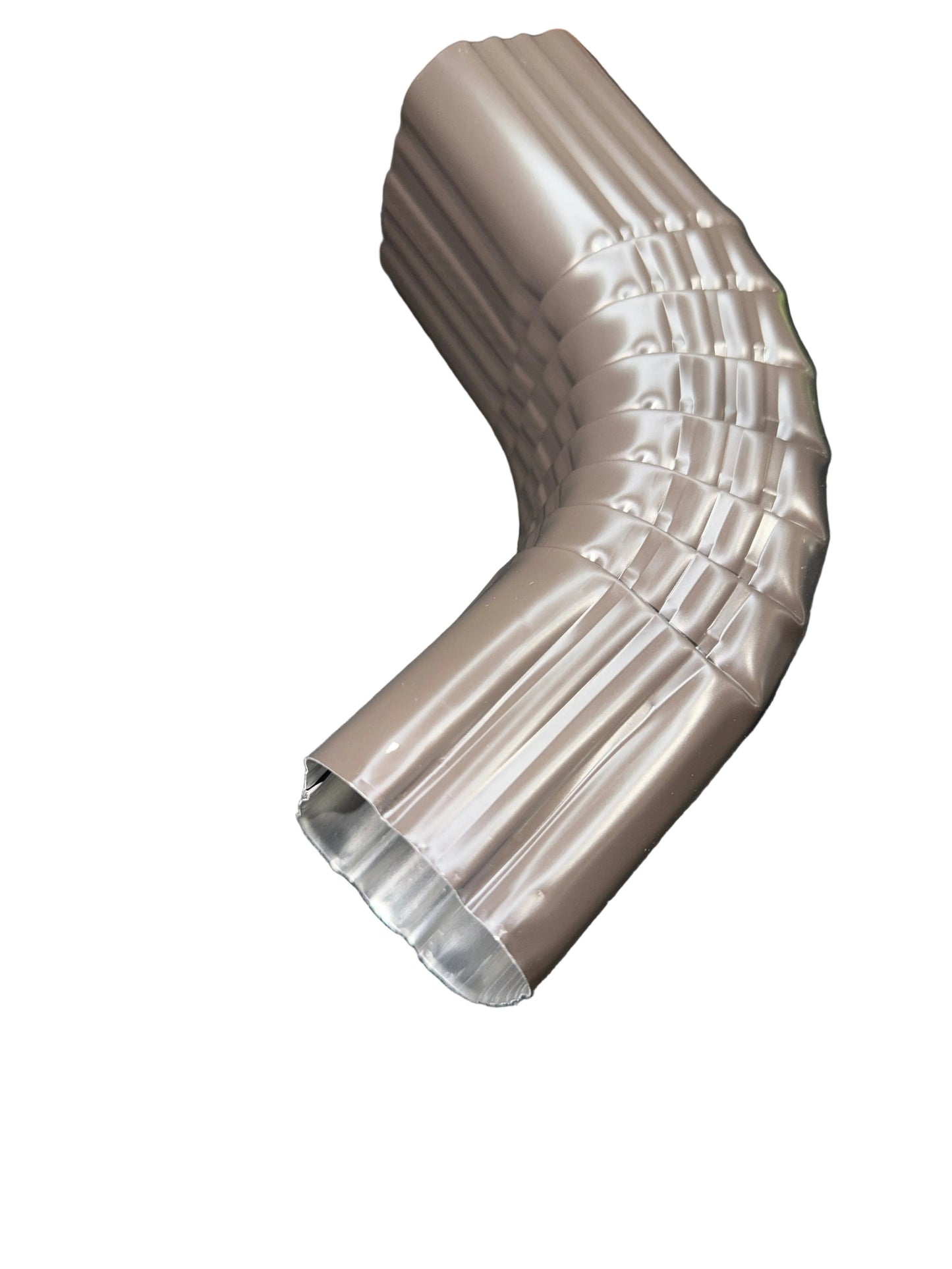 75 degree aluminum downspout elbow for deep fascia offsets