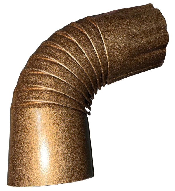 3" Round Downspout Elbow - 75° Professional Grade Aluminum | 25+ Colors | Standard Shipping Available | Damascus OR