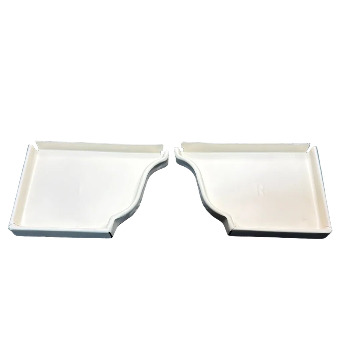 5K aluminum gutter end cap for 5-inch K-style gutters. Stops leaks permanently. 30 factory colors. Left, right, pairs, contractor bulk packs. Damascus OR.