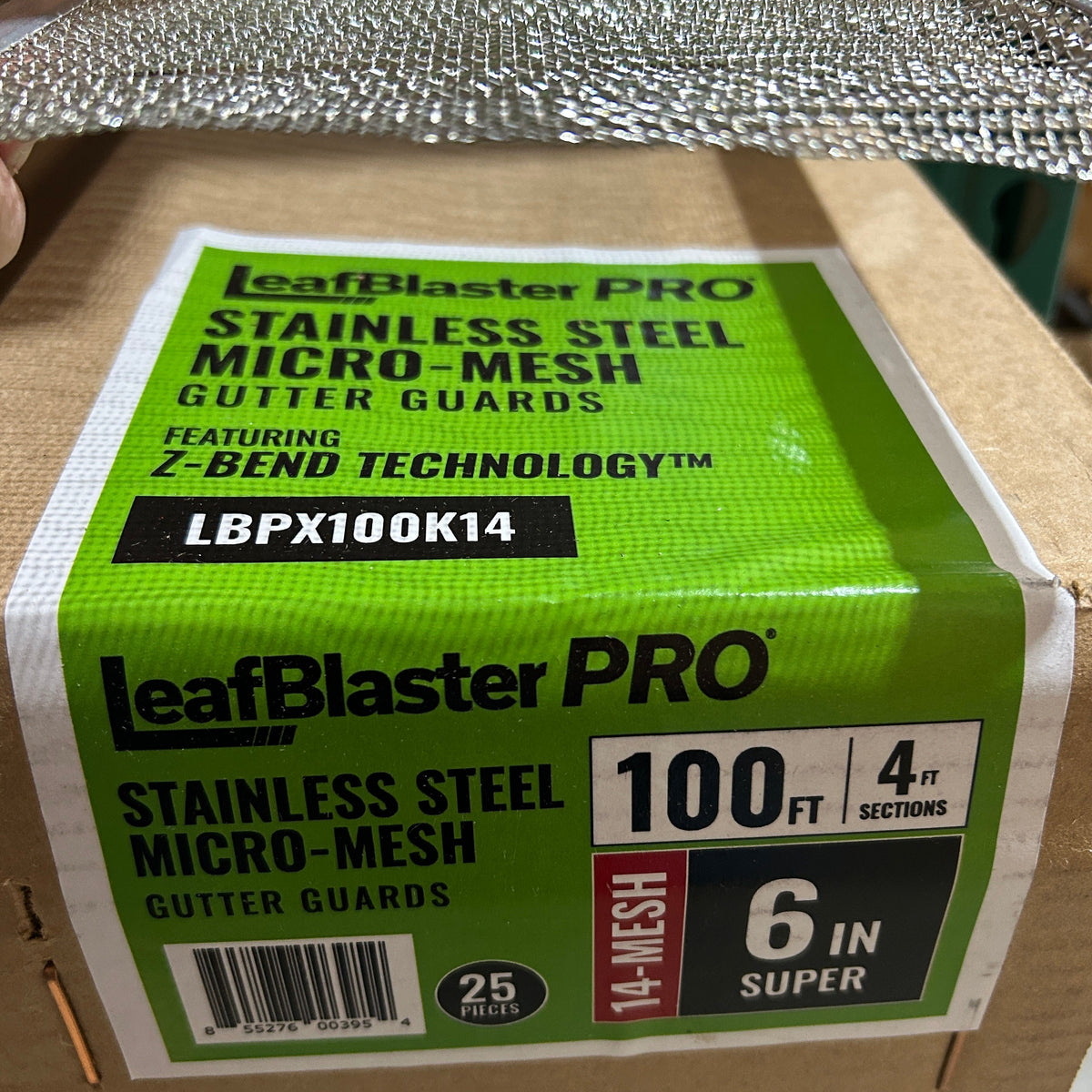 LeafBlaster PRO 14-Mesh Gutter Guard | 5 in & 6 in – Gutter All