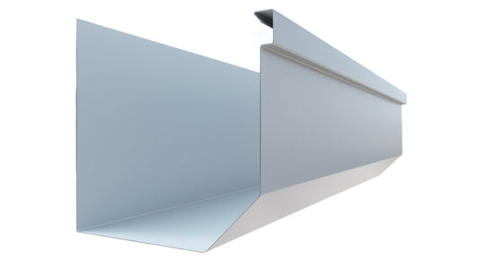 BG7 high capacity commercial gutter system by GutterAll, expertly installed in Damascus, OR—ideal for businesses needing reliable rainwater management with Royal Gutters quality