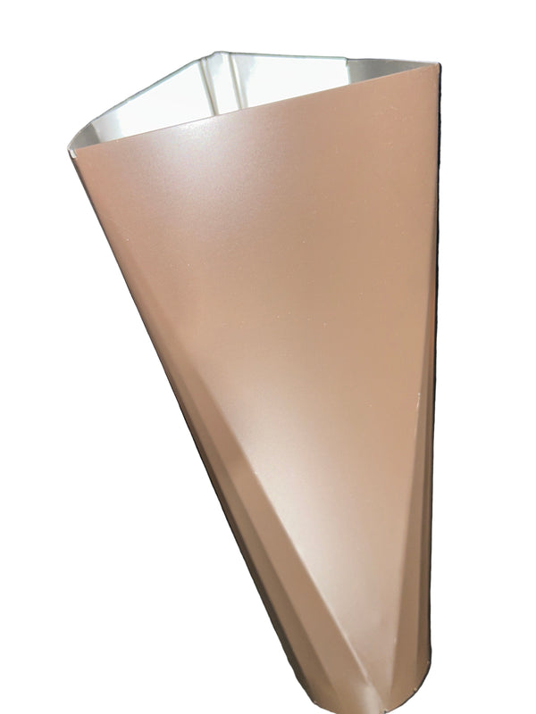 Beaver Brown 3x4" to 3" Downspout Reducer