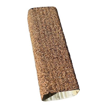 Buckskin Rot Stopper granule-coated downspout. Matches roof shingles. Prevents fascia rot. 6 colors. Custom matching available. Invisible drainage. Damascus OR.