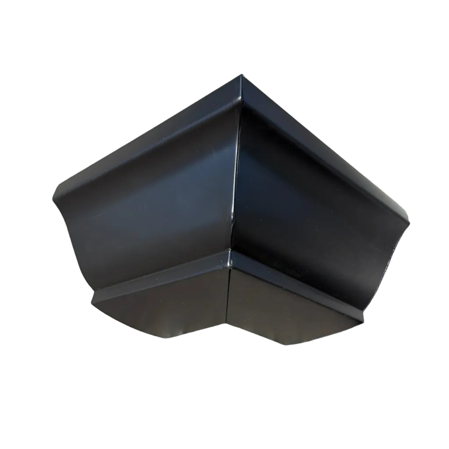 5K 90 degree box miter aluminum gutter corner inside outside pre-formed precision corner piece white black musket brown GutterAll Damascus Oregon