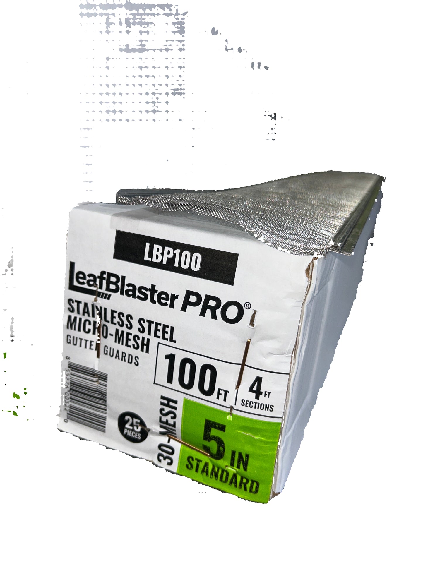 LeafBlaster Pro Gutter Guard - 5" & 6" Small Hole Mesh | Wave Pattern Technology | Professional Grade | Damascus OR + Nationwide Shipping