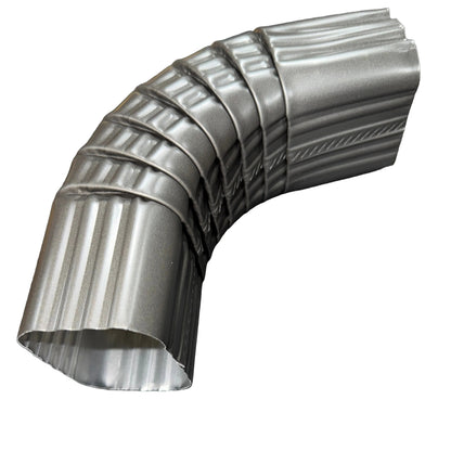 75 degree aluminum downspout elbow for deep fascia offsets