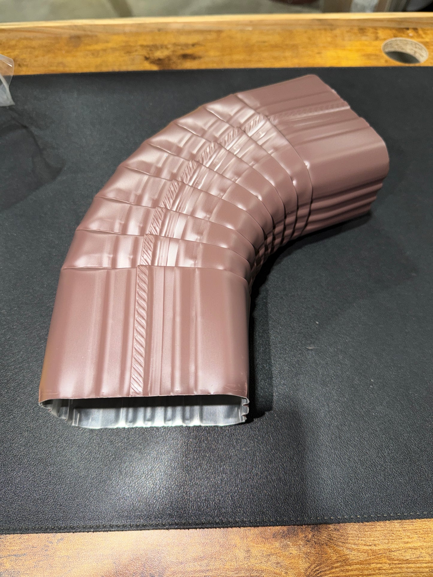 3x4" 75-Degree Downspout Elbow – Type B Corrugated Aluminum (25+ Colors)