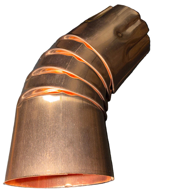 3 inch Round Downspout Elbow 45 Degree Aluminum Gutter Part 25+ Colors Professional