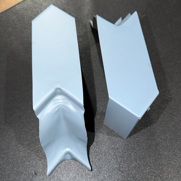 5K 90 Degree Strip Miter Professional Grade Gutter Component