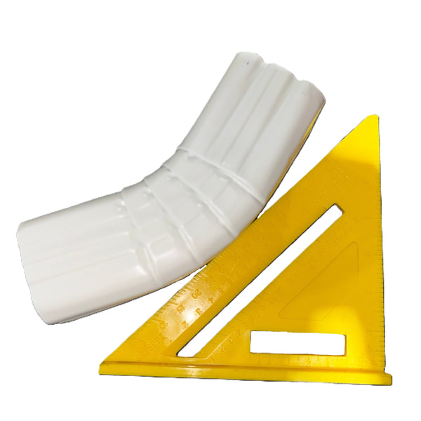GA 2x3 inch Downspout Elbow 45 Degree Type A Aluminum Gutter Part 25+ Colors Professional