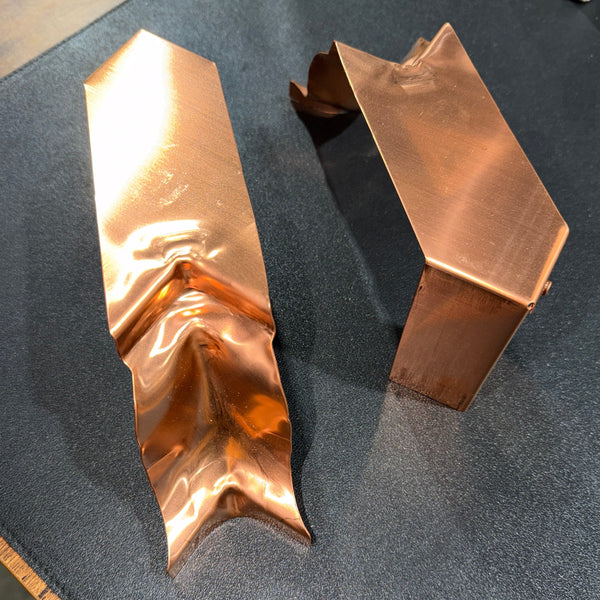 5K 90 Degree Strip Miter Professional Grade Gutter Component