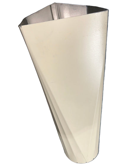 Classic Cream 3x4" to 3" Downspout Reducer