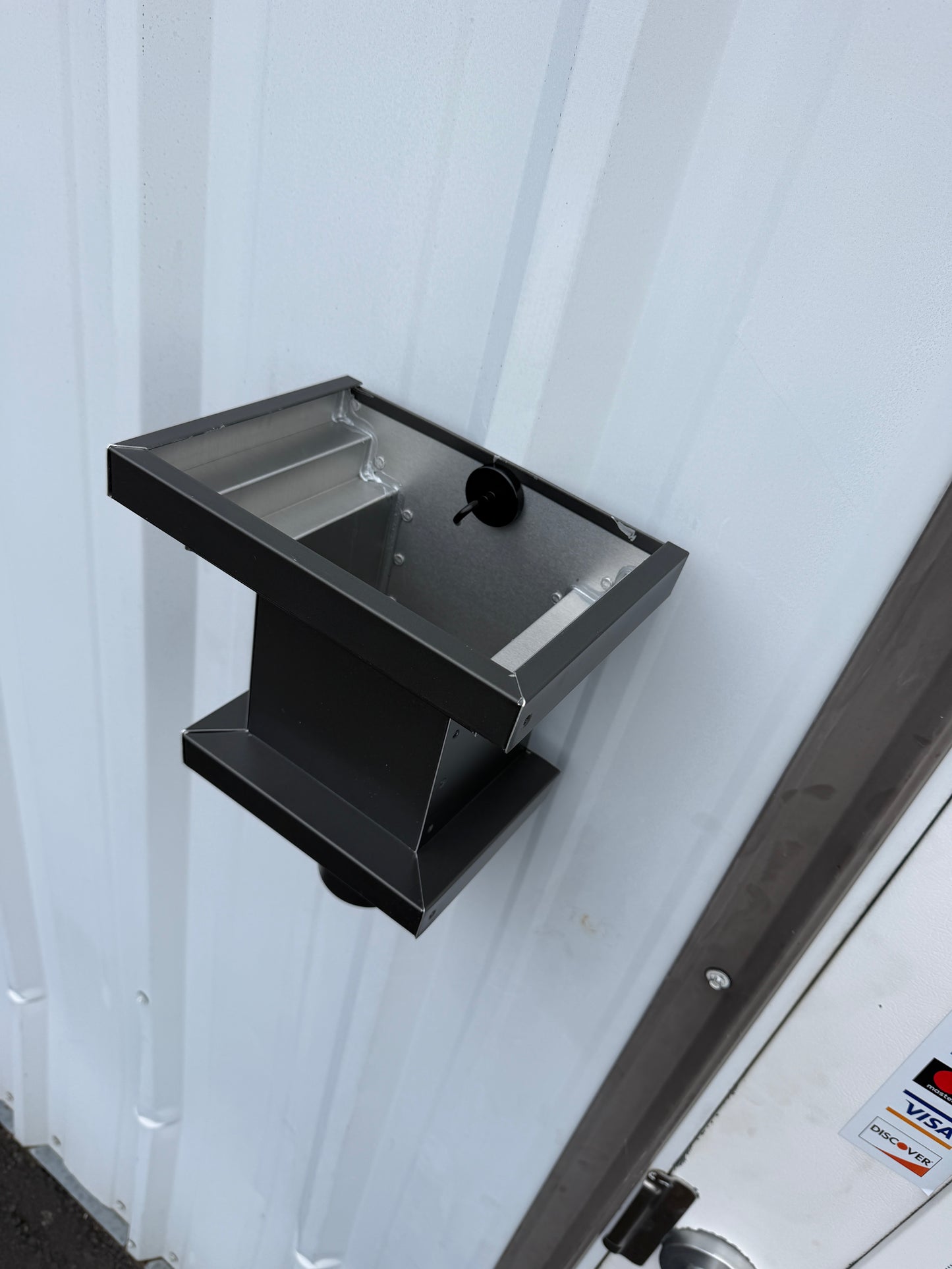 Aluminum Collection Box 10x9x7 Modern Stepped Conductor Head GutterAll