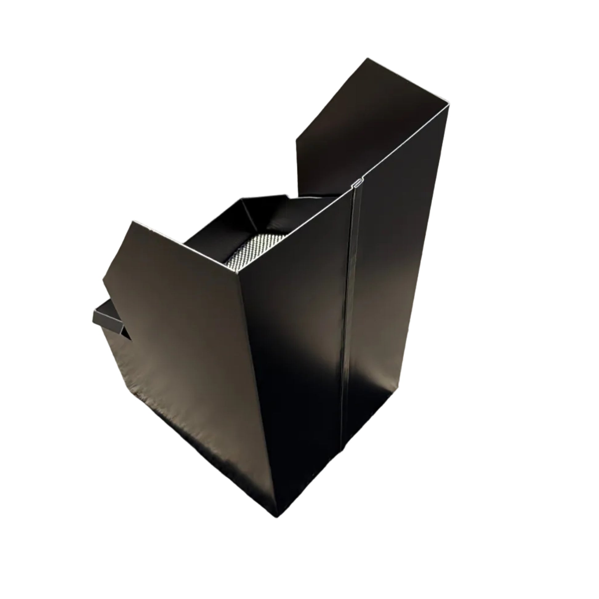 Commercial high-capacity aluminum downspout cleanout 8x15x9. 6-inch downspout compatible. Stainless steel screen. Large roofs. Custom orders. Damascus OR.