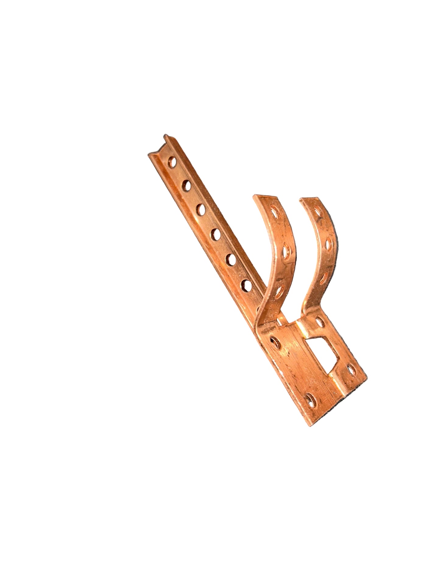 6" Half Round Shank & Circle Hanger Copper Bronze