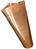 Copper 3x4" to 3" Downspout Reducer