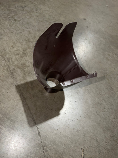 6 in Half Round Gutter Max Flow Outlet - 6 in, 3.1 or 4.1 in