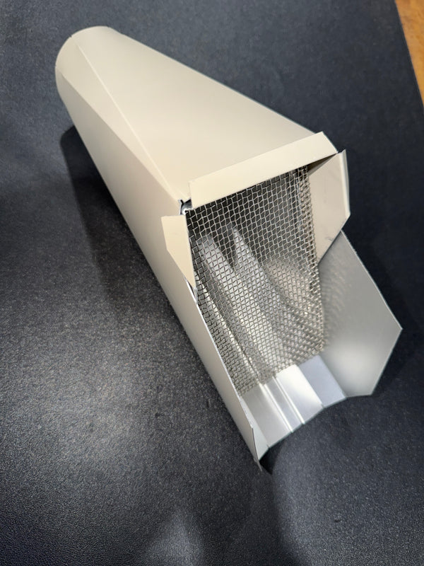 Gutter Downspout Cleanout with Screen - Professional Grade Aluminum Downspout Debris Filter System