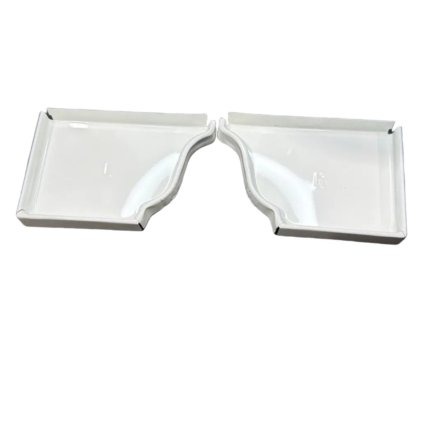 Bulk contractor packs of 5K aluminum gutter end caps left and right K-style ogee profile for large projects in Damascus OR – Gutter All